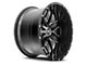 Hardrock Offroad Affliction Gloss Black Milled 6-Lug Wheel; 20x12; -44mm Offset (22-24 Bronco Raptor)