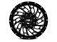 Hardrock Offroad Attack Gloss Black Milled 6-Lug Wheel; 20x12; -51mm Offset (2024 Tacoma)