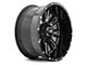 Hardrock Offroad Spine Xposed Gloss Black 6-Lug Wheel; 24x12; -44mm Offset (22-24 Tundra)
