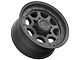 Pacer Nighthawk Satin Black 6-Lug Wheel; 17x8.5; -6mm Offset (2024 Tacoma)