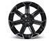 RTX Offroad Wheels Peak Black Machined Gray 6-Lug Wheel; 20x10; -18mm Offset (05-15 Tacoma)