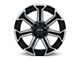 RTX Offroad Wheels Peak Gloss Black Machined 6-Lug Wheel; 18x9; 0mm Offset (05-15 Tacoma)