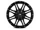 RTX Offroad Wheels Ravine Black Milled 6-Lug Wheel; 17x8; 10mm Offset (03-09 4Runner)