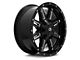 RTX Offroad Wheels Ravine Black Milled 6-Lug Wheel; 17x8; 10mm Offset (22-24 Bronco Raptor)