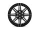 Rough Country 88 Series Gloss Black Milled 6-Lug Wheel; 22x10; -25mm Offset (22-24 Tundra)