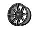 Rough Country 88 Series Gloss Black Milled 6-Lug Wheel; 22x10; -25mm Offset (22-24 Tundra)