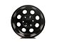 Black Rock Wheels Type 8 Matte Black 6-Lug Wheel; 17x9; -12mm Offset (2024 Tacoma)