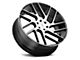 Status Juggernaut Gloss Black with Machined 6-Lug Wheel; 20x9; 5mm Offset (05-15 Tacoma)