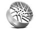 Status Juggernaut Silver with Brushed Machined 6-Lug Wheel; 22x9.5; 15mm Offset (2024 Tacoma)