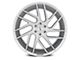 Status Juggernaut Silver with Brushed Machined 6-Lug Wheel; 24x9.5; 15mm Offset (05-15 Tacoma)