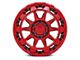 Black Rhino Rotor Candy Red 6-Lug Wheel; 18x9; -18mm Offset (22-24 Tundra)