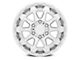 Black Rhino Rotor Gloss Silver 6-Lug Wheel; 18x9; -18mm Offset (2024 Tacoma)