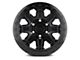 Black Rhino Rift Beadlock Matte Black 6-Lug Wheel; 17x8.5; -30mm Offset (10-24 4Runner)