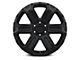 Black Rhino Wanaka Matte Black 6-Lug Wheel; 17x8.5; -18mm Offset (03-09 4Runner)