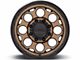 KMC Dirty Harry Matte Bronze with Black Lip 6-Lug Wheel; 17x8.5; 0mm Offset (2024 Tacoma)