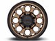 KMC Dirty Harry Matte Bronze with Black Lip 6-Lug Wheel; 17x8.5; 18mm Offset (10-24 4Runner)