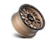 KMC Grenade Off-Road Matte Bronze with Matte Black Lip 6-Lug Wheel; 17x8.5; 0mm Offset (10-24 4Runner)