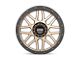 KMC Grenade Off-Road Matte Bronze with Matte Black Lip 6-Lug Wheel; 17x8.5; 0mm Offset (10-24 4Runner)