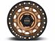 KMC Tank Beadlock Matte Bronze 6-Lug Wheel; 17x9; -15mm Offset (03-09 4Runner)