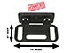 Carr Hitch Receiver Mount HD Mega Step with LED Illuminated Step Surface; Black (Universal; Some Adaptation May Be Required)