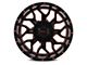 Impact Wheels 813 Gloss Black and Red Milled 6-Lug Wheel; 20x10; -12mm Offset (22-24 Bronco Raptor)