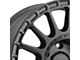 Black Rhino Sandstorm Semi Gloss Black with Machined Dark Tint Ring 6-Lug Wheel; 17x8.5; 0mm Offset (10-24 4Runner)