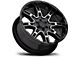 Level 8 Wheels Slingshot Gloss Black Machined 6-Lug Wheel; 20x9; -10mm Offset (17-24 Titan)