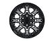 Level 8 Wheels Slingshot Gloss Black Machined 6-Lug Wheel; 20x9; -10mm Offset (17-24 Titan)