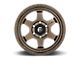 Fuel Wheels Shok Textured Bronze 6-Lug Wheel; 17x10; -18mm Offset (2024 Tacoma)