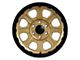 Tremor Wheels 103 Impact Gloss Gold with Gloss Black Lip 6-Lug Wheel; 17x8.5; 0mm Offset (16-23 Tacoma)