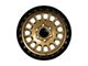 Tremor Wheels 104 Aftershock Gloss Gold with Gloss Black Lip 6-Lug Wheel; 17x8.5; 0mm Offset (2024 Tacoma)