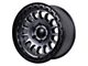 Tremor Wheels 104 Aftershock Graphite Grey with Black Lip 6-Lug Wheel; 17x8.5; 0mm Offset (2024 Tacoma)