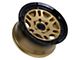 Tremor Wheels 105 Shaker Gloss Gold with Gloss Black Lip 6-Lug Wheel; 17x8.5; 0mm Offset (16-23 Tacoma)