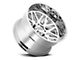 Cali Off-Road Invader Chrome 6-Lug Wheel; 22x12; -51mm Offset (2024 Tacoma)