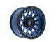 Fittipaldi Offroad FT101 Satin Blue with Black Ring 6-Lug Wheel; 17x9; 0mm Offset (2024 Tacoma)