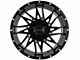 Impact Wheels 814 Gloss Black Milled 6-Lug Wheel; 17x9; -12mm Offset (16-23 Tacoma)