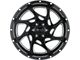 Impact Wheels 832 Gloss Black Milled 6-Lug Wheel; 20x10; -12mm Offset (2024 Tacoma)