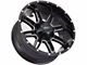 Impact Wheels 805 Gloss Black Milled 6-Lug Wheel; 20x10; -12mm Offset (2024 Tacoma)