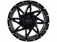Impact Wheels 821 Gloss Black Milled 6-Lug Wheel; 20x10; -12mm Offset (2024 Tacoma)