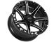 Impact Wheels 904 Gloss Black Milled 6-Lug Wheel; 20x10; -12mm Offset (05-15 Tacoma)