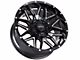 Impact Wheels 819 Gloss Black Milled 6-Lug Wheel; 17x9; 0mm Offset (03-09 4Runner)