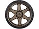 Lock Off-Road Olympus Matte Desert Bronze with Matte Black Ring 6-Lug Wheel; 20x10; -24mm Offset (10-24 4Runner)