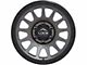 Lock Off-Road Yosemite Matte Grey with Matte Black Ring 6-Lug Wheel; 20x10; -18mm Offset (22-24 Tundra)