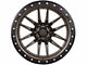 Lock Off-Road Krawler Matte Bronze with Matte Black Ring 6-Lug Wheel; 17x9; -12mm Offset (22-24 Tundra)