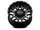 RTX Offroad Wheels Claw Gloss Black Milled with Rivets 6-Lug Wheel; 18x9; -12mm Offset (16-24 Titan XD)