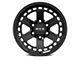 RTX Offroad Wheels Ozark Satin Black 6-Lug Wheel; 18x9; 0mm Offset (16-23 Tacoma)