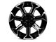 RTX Offroad Wheels Peak Gloss Black Machined 6-Lug Wheel; 22x10; -18mm Offset (05-15 Tacoma)