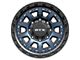 RTX Offroad Wheels Titan Midnight Blue with Black Lip 6-Lug Wheel; 18x9; 0mm Offset (16-24 Titan XD)