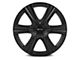 RTX Offroad Wheels Aspen Satin Black 6-Lug Wheel; 17x8; 10mm Offset (2024 Tacoma)