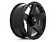 RTX Offroad Wheels Outlaw Satin Black 6-Lug Wheel; 17x8; 5mm Offset (21-24 Bronco, Excluding Raptor)